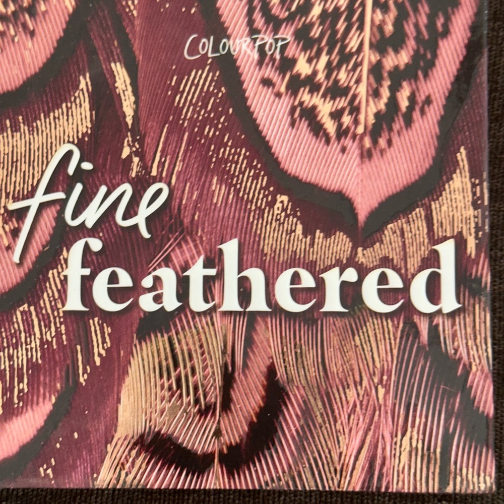 ColourPop Fine Feathered Eyeshadow Palette